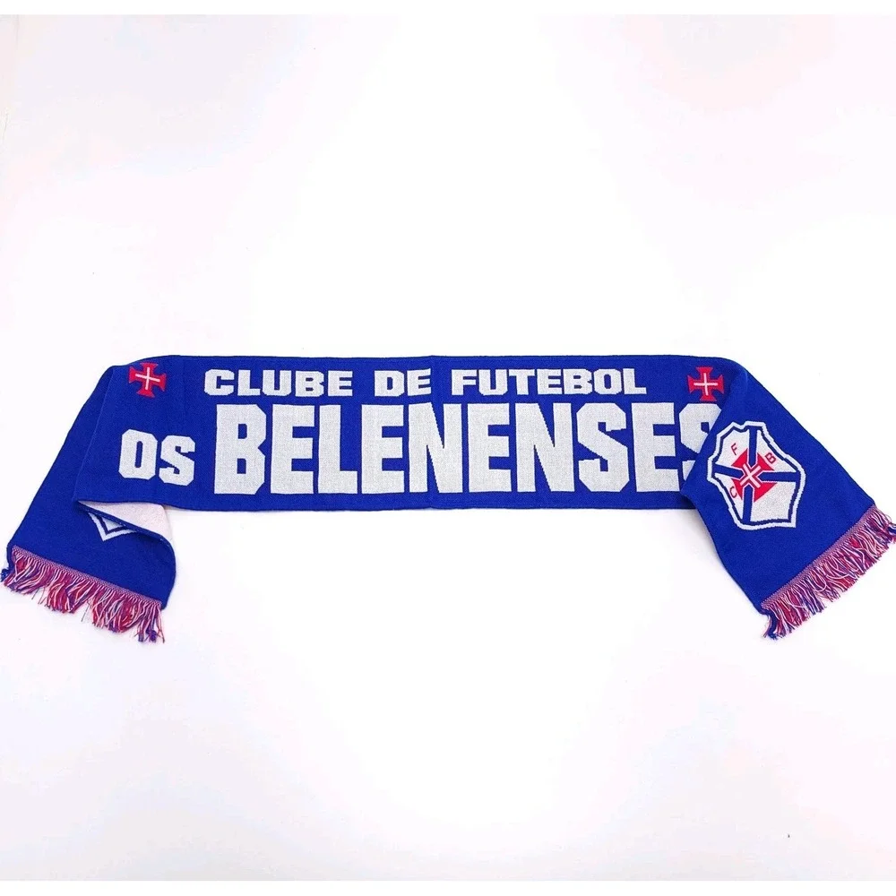 Scarf Club De Football Os Belenenses Portuguese Blue Red White Soccer‎ Euro
